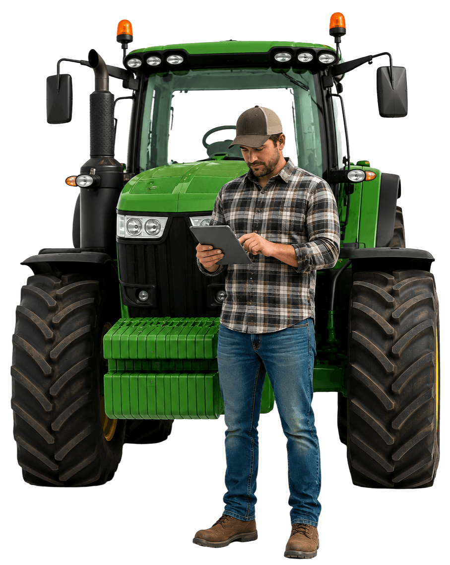 A grower reviewing options instead of flipping through a directory