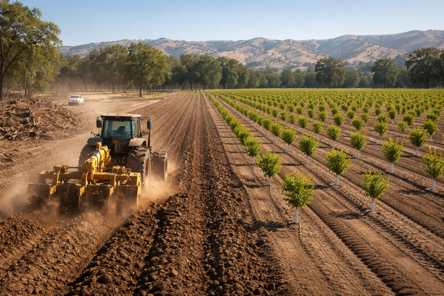 Orchard Redevelopment in California: A Step by Step Guide From Removal to Replanting